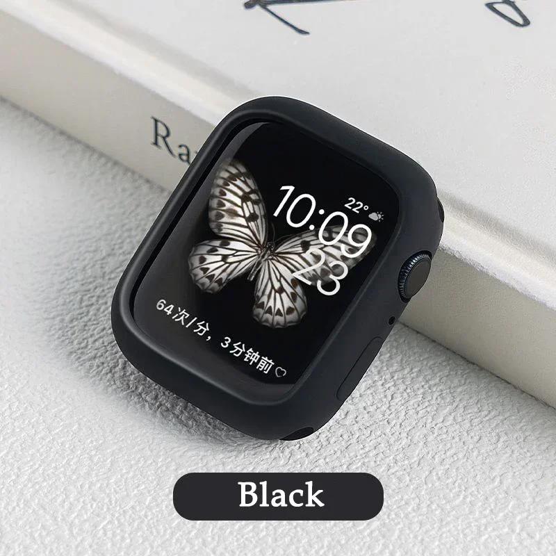 Silicone Cover For Apple Watch Case 10 42mm 46mm 44mm 40mm 45mm 41mm Accessories Bumper Shell Protector iWatch series SE 6 7 8 9