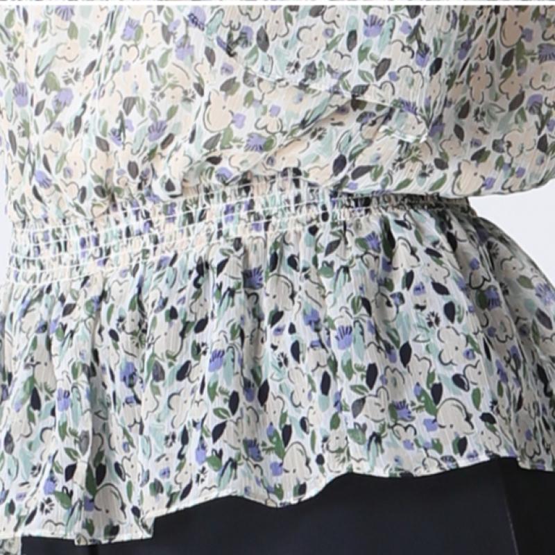  She S miSS  Off Shoulder waiSt Banding blouSe