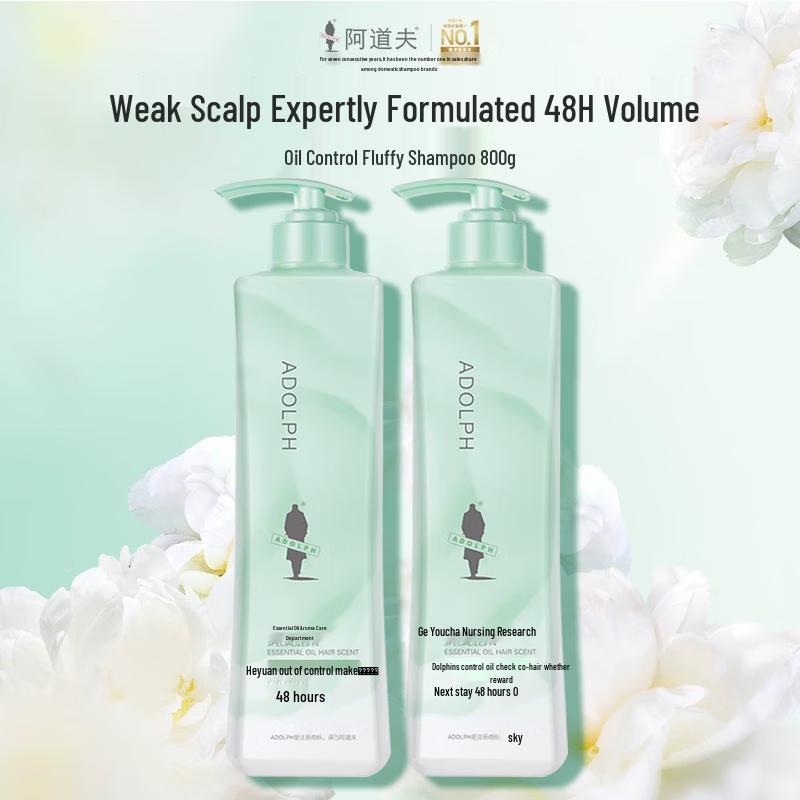 Adolfo Oil Control & Volumizing Shampoo Duo