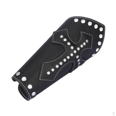 Medieval Rivet Bracer Gauntlet Wristband Wide Arm Cuff