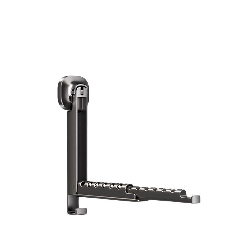 Invisible Folding Suction Cup Drying Rack: No-Drill Retractable Solution for Indoor or Balcony Clothes Drying