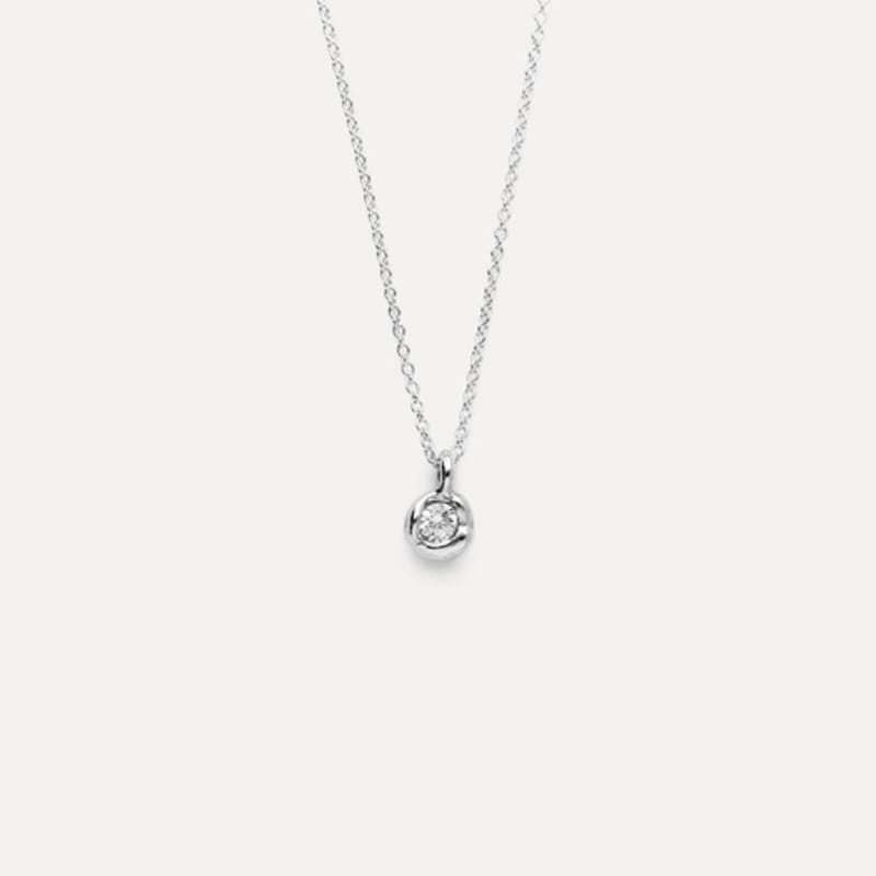 

heezi Tide Drops - Medium Pendant Necklace (silver) Silver