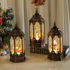 Rotating Christmas Music Lantern with Hotel Lighting and Oil Lamp Design