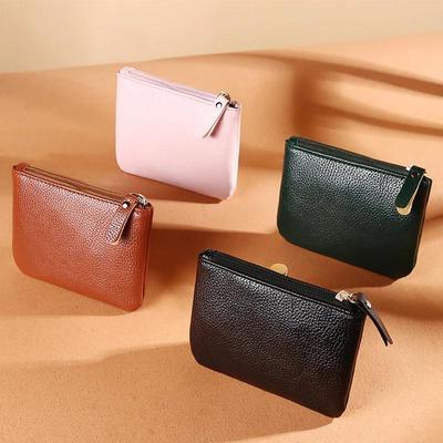 Mini Wallet Women Coin Purse Red Black Female PU Leather Small Hand Bag Cash Pouch Card Holder
