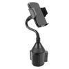 Adjustable Gooseneck Car Cup Holder Phone Mount for iPhone Samsung Galaxy Google and More Devices 360° Rotation