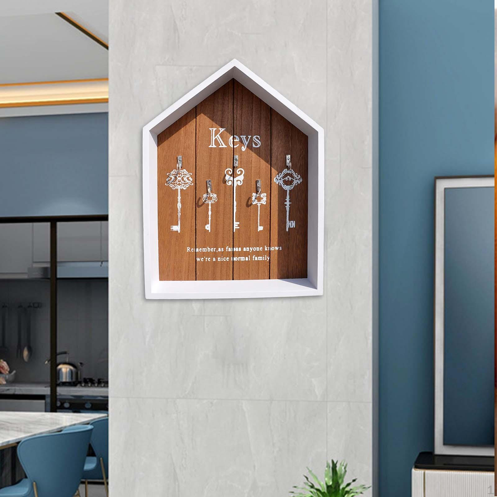 

Elegant Wooden Key Storage Organizer for Home Decor - Stylish And Practical Rack Entryways, коричневий