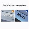 For BYD SEAl EV 2023 2024 2025 2026 Car Front Emblem Blackening Badge Decal Black Modification Sticker