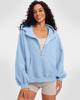 Women's Fleece Jackets Fashion 1/2 Zipper  Long Sleeves Hooded Pullover Sweatshirt With Pockets