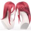 LVMEY Character Costume Perfect for Comiket Cultural and School Festivals Wig, Anime, Red, Long, Disguise, Heat-Resistant, Accessory, Events,