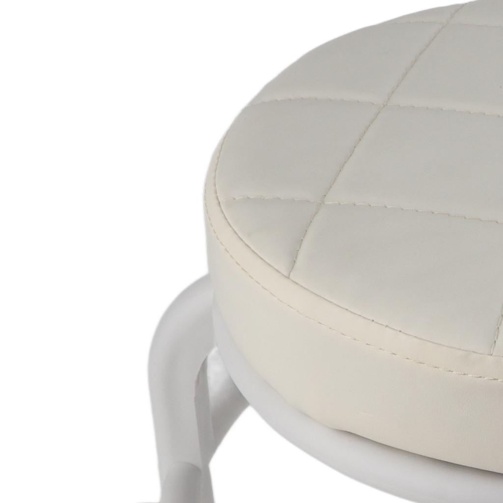 Tekerlekli Puf Yüksek Yoğunluklu Hafızalı Köpük Su Geçirmez Sessiz Tekerlekler Çift Katmanlı Ayak Dayama Taburesi için