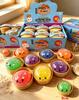 Glitter Dumpling Box: 6 Colors Random Stress Balls, Aesthetic Desktop Sensory Toy, Creative Office Fidget Gift