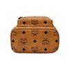 MCM Monogram Print Studded Coated Canvas And Leather Mini Backpack Unisex backpack Brown Cognac MMKDSVE11CO001