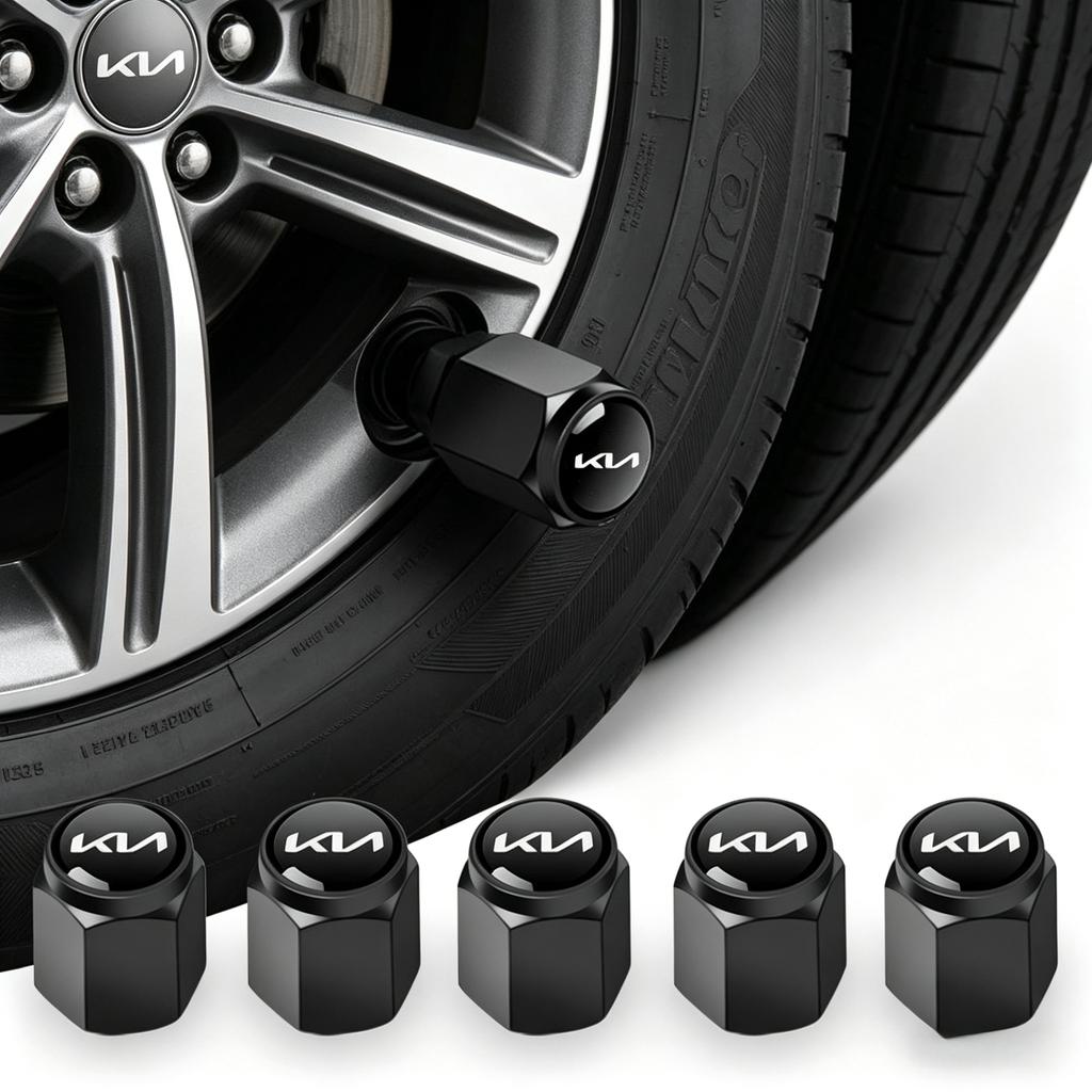 For Kia ad15pcs Aluminum Car Tire Valve Caps Cover Theftproof Wheel Tyre Stem For Kia Rio Ceed Sportage Cerato Soul Sorento Picanto Optima