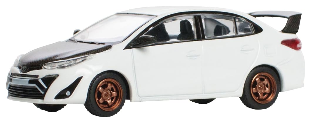 

POP RACE Toyota GR Vios Белый Завершенный продукт 1/64 -