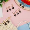 10pcs Number Markings Knitting Tools Metal Knitting Crochet Locking Stitch Markers Sweater Stitch Needle Clip Counter