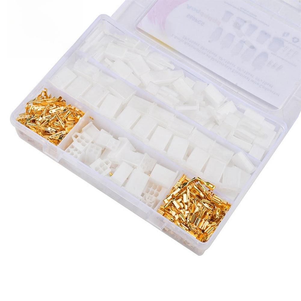 Automotive 2.8mm Terminal Block Kit 580PCS for Multi-Pin Wiring Applications In Motorcycle Boat and Snowmobile
