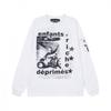 ERD Sad Rich Kid Lip Print Letter Oversized Hoodie Men Women