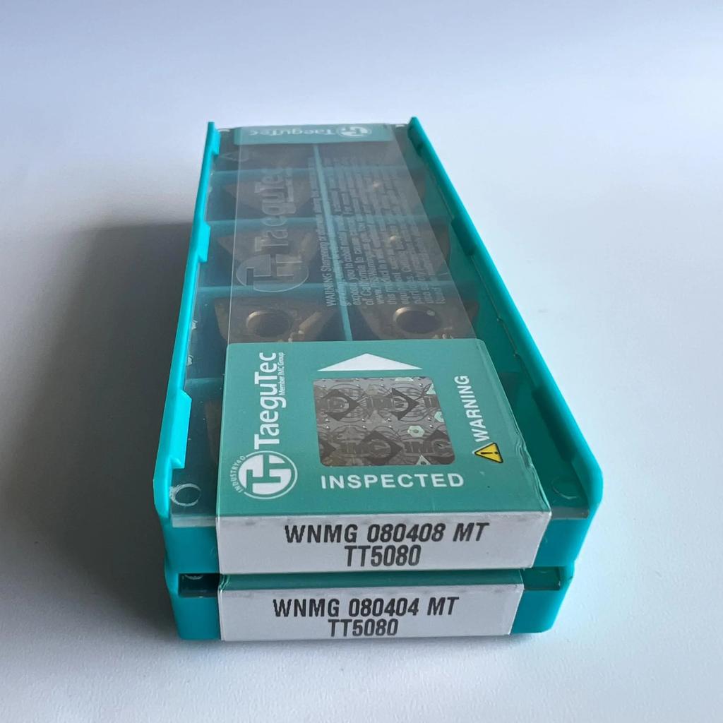 TaeguTec / WNMG080404MT TT5080 /Original Genuine CNC Alloy Blade 10 PCS