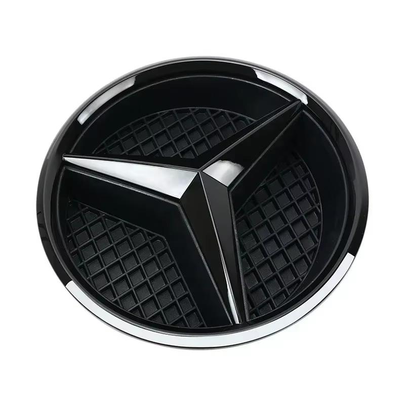 OFK3   Car Grill Emblem Star Badge Car Front Grill Logo For Mercedes Benz W205 A B C W204 W213 GLA GLK CLA CLS SLK W253 Car ornaments