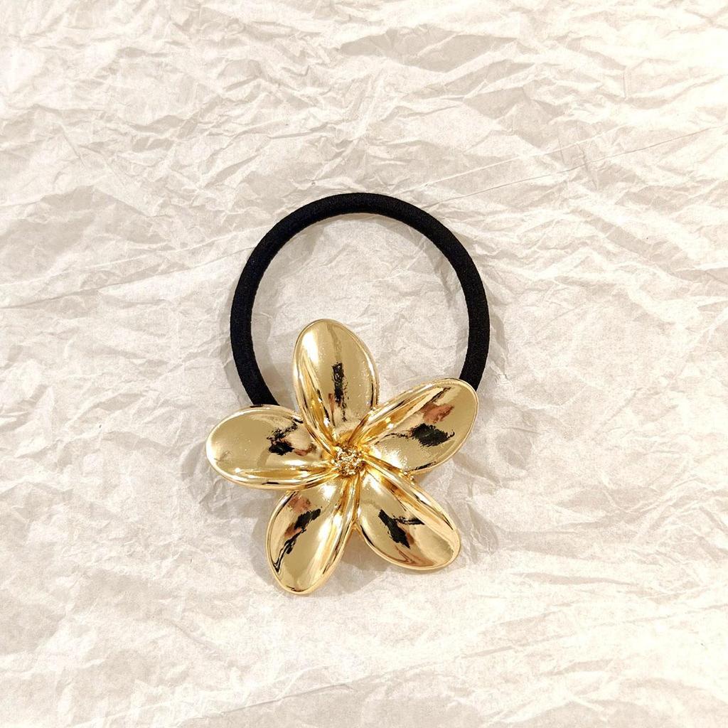 Minimalist Metal Hair Ring - New Korean Style High-End Ponytail Tie Rubber Band.