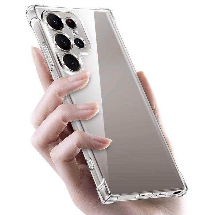 Coque - Phonillico® - Samsung Galaxy S24 ULTRA - Antichoc - Souple - Transparent