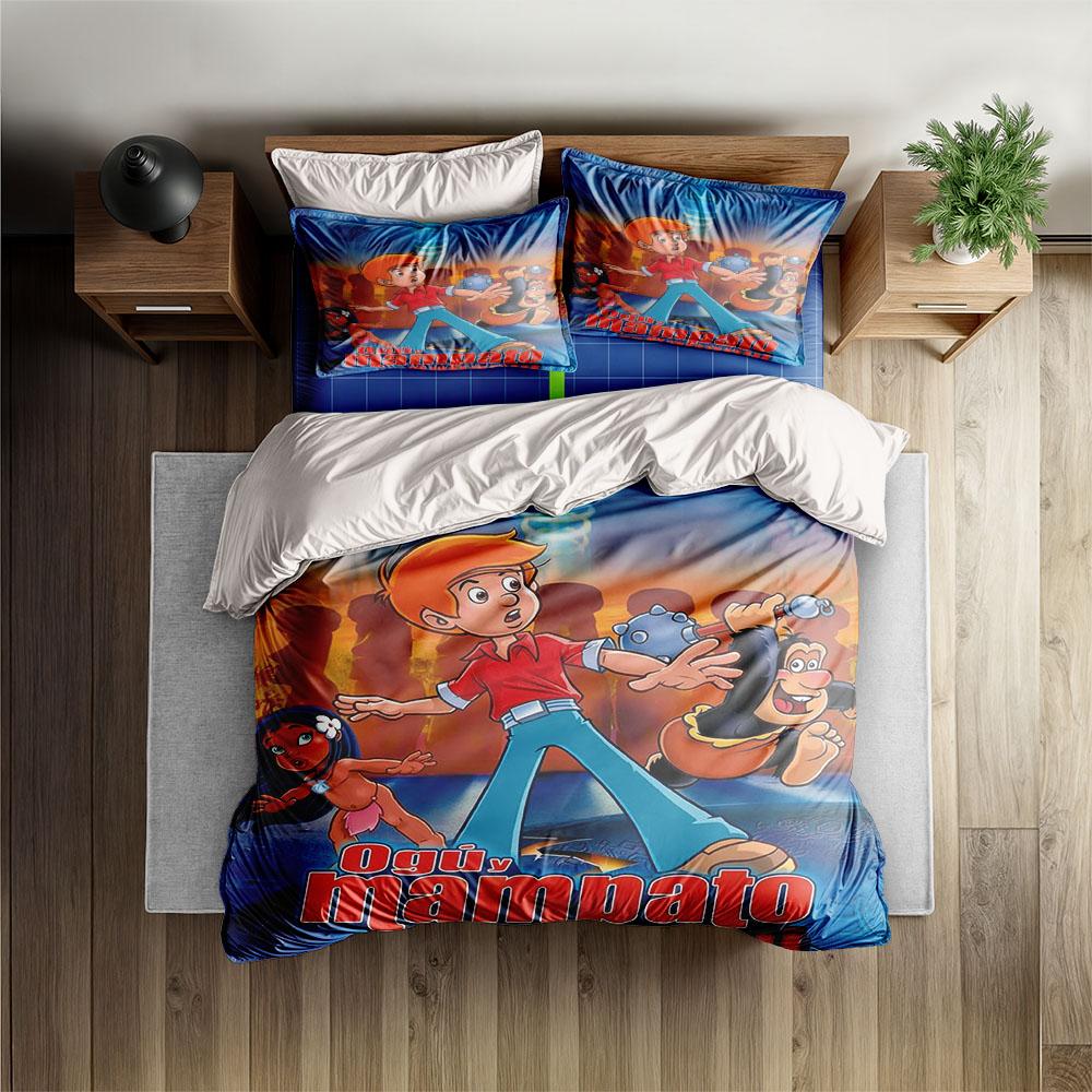 Ogú y Mampato en Rapa Nui Duvet Cover Set without sheet King Queen Double Full Twin Single Size Bed Linen Set