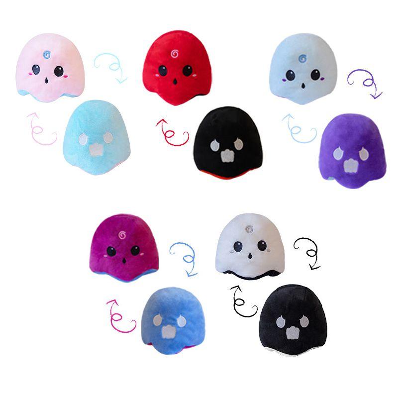 Entzückendes Wendbares Geisterplüschtier Plüschpuppe für Halloween- und Weihnachtsfeiern