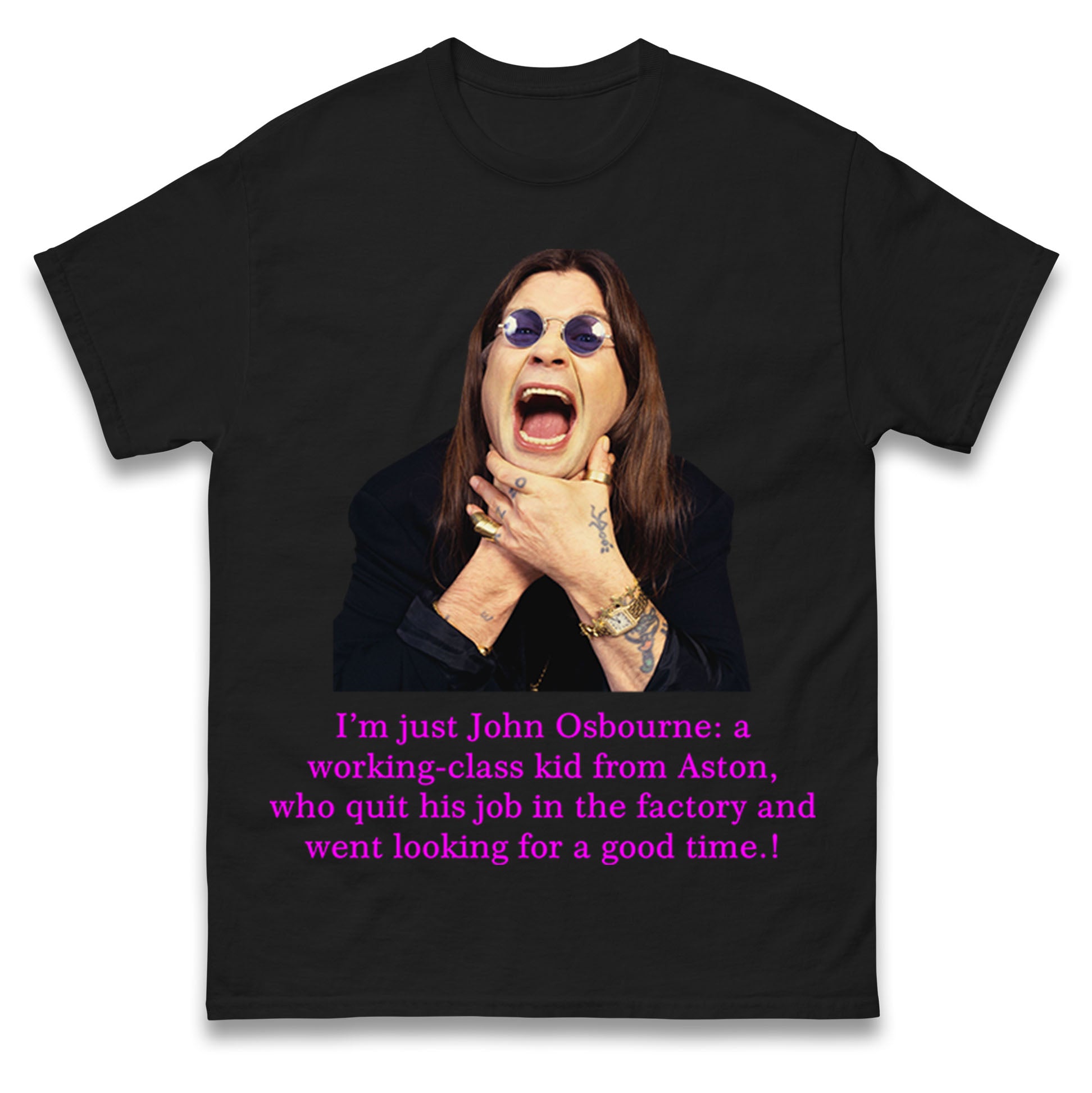Ozzy Osbourne working class Kid T Shirt Tshirt Mens Womens Unisex Tops Tees XL