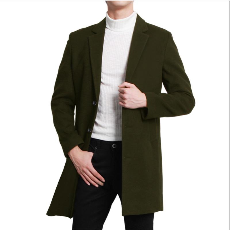 Men's Woolen Coat, Woolen Windbreaker