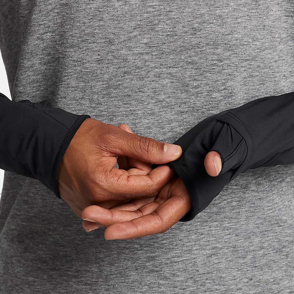 Nike Quick-Dry Breathable Running Training Long Sleeve Hoodie Men Hoodies Gray BQ6523-010