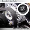 Drive Belt Idler Pulley for BMW 335 2007-2013 Serpentine Tensioner Pulley Idler with Bolt Washer No.11287557851 Plastic Black 1 Pcs