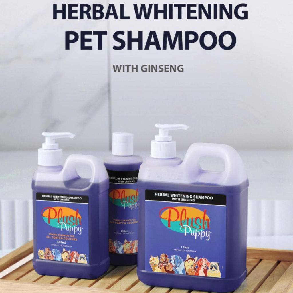 [Plüschwelpe] Haustier empfindliche Haut Natürlicher Körperaufbau/Kräuteraufhellung/Textur+ Shampoo (500/1000ml)