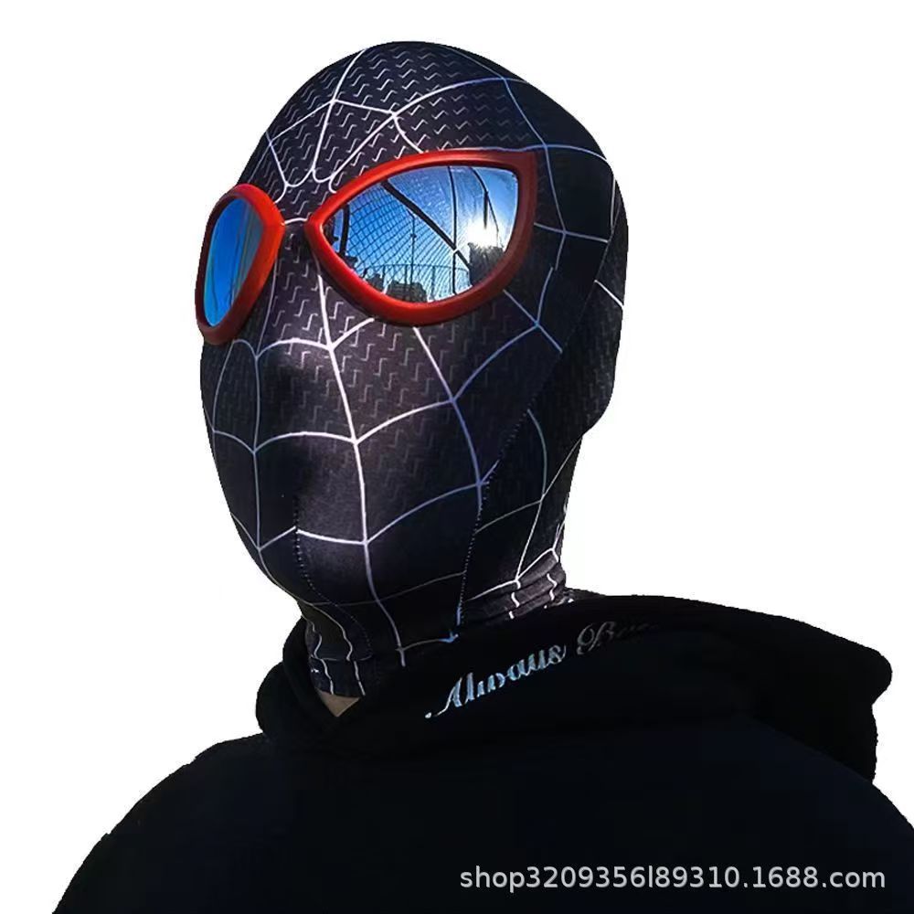 Spider-Man Mask Miles Gwen Venom Skin Tight Hood Cosplay Halloween Balaclava for Kids Adults