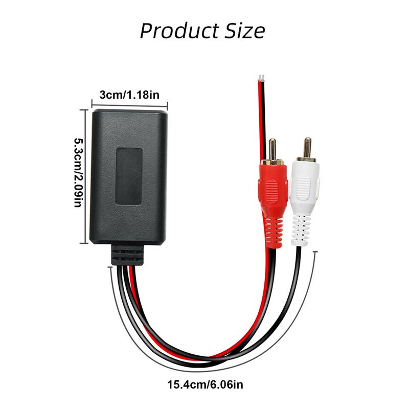 Wireless Aux Receiver Module Wireless Audio Cable Adapter Radio Stereo Aux Cable Adapter Music AUX Adapter Music Radio Stereo