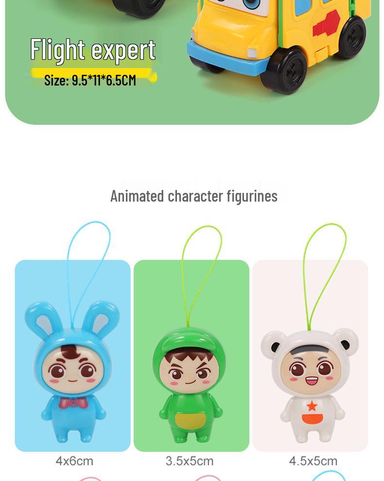 Twisty Bus Toy: Double-Sided Reversible Transforming Robot Car Set for Kids