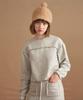 Dear Fear Wool Wavy Top Gray