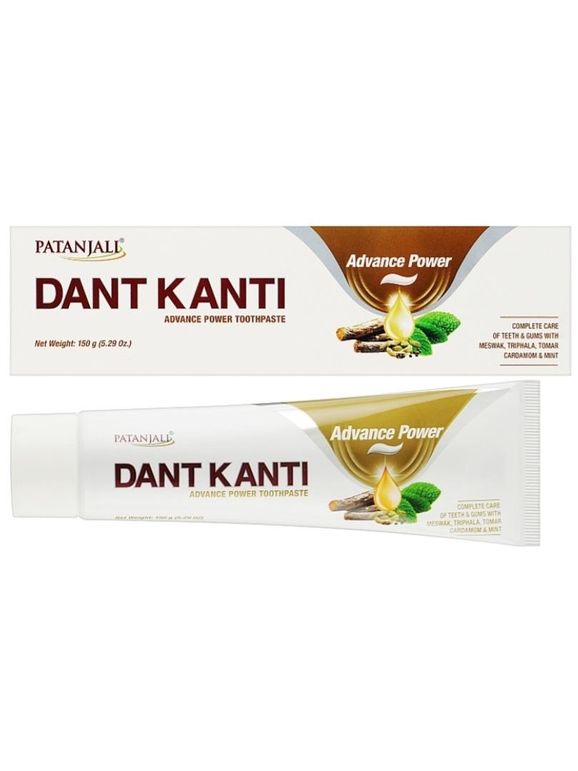 

Toothpaste Improved Strength Patanjali Dant Kanti Advance Power Toothpaste 1 pcs