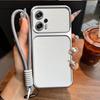 Luxury Big Window Phone Case with Lanyard for Xiaomi POCO X4 GT Premium Textured Casing