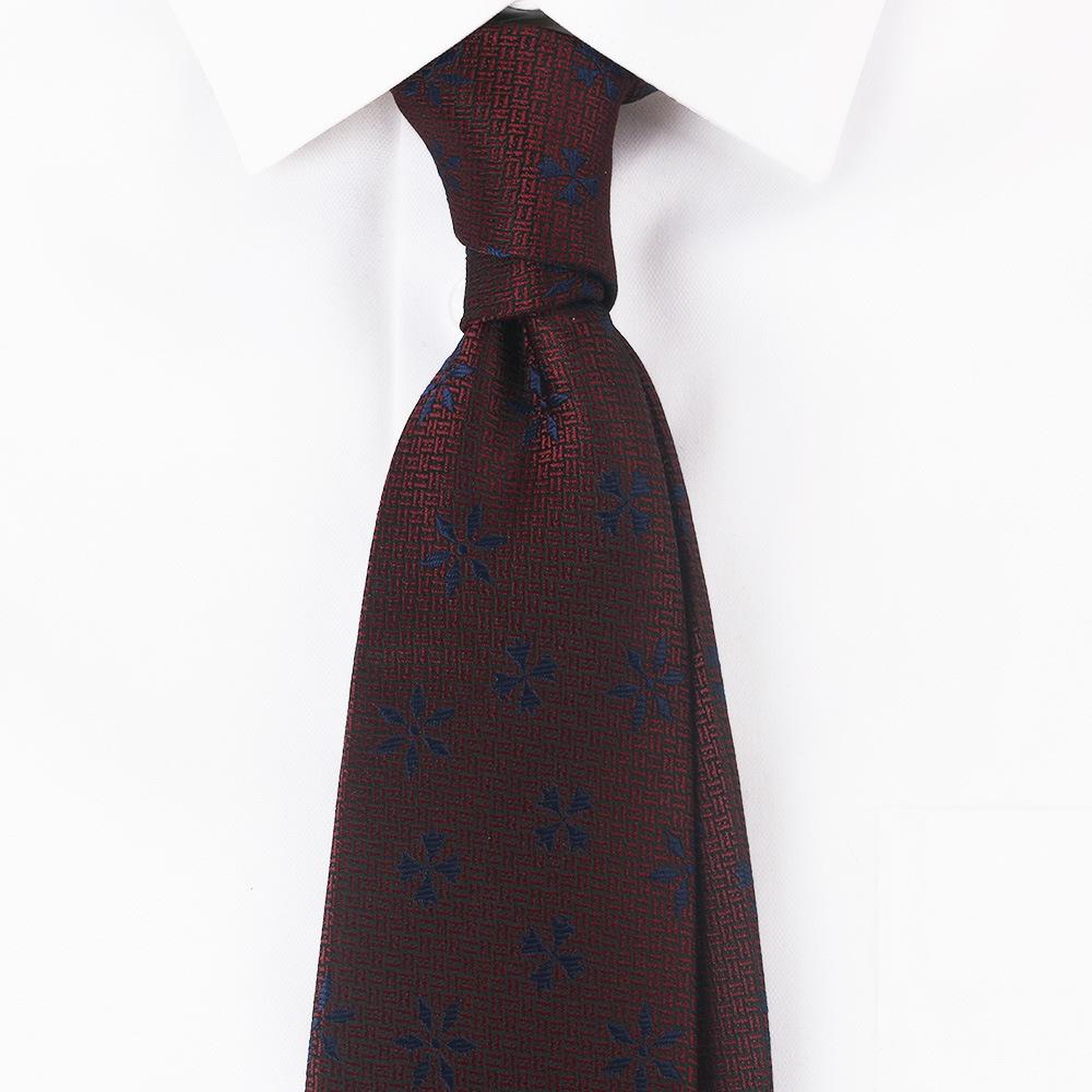 Pattern Italian Jacquard Tie Men'S Casual Business High-End Dress Wedding Suit Shirt Accessories Unique Stripes