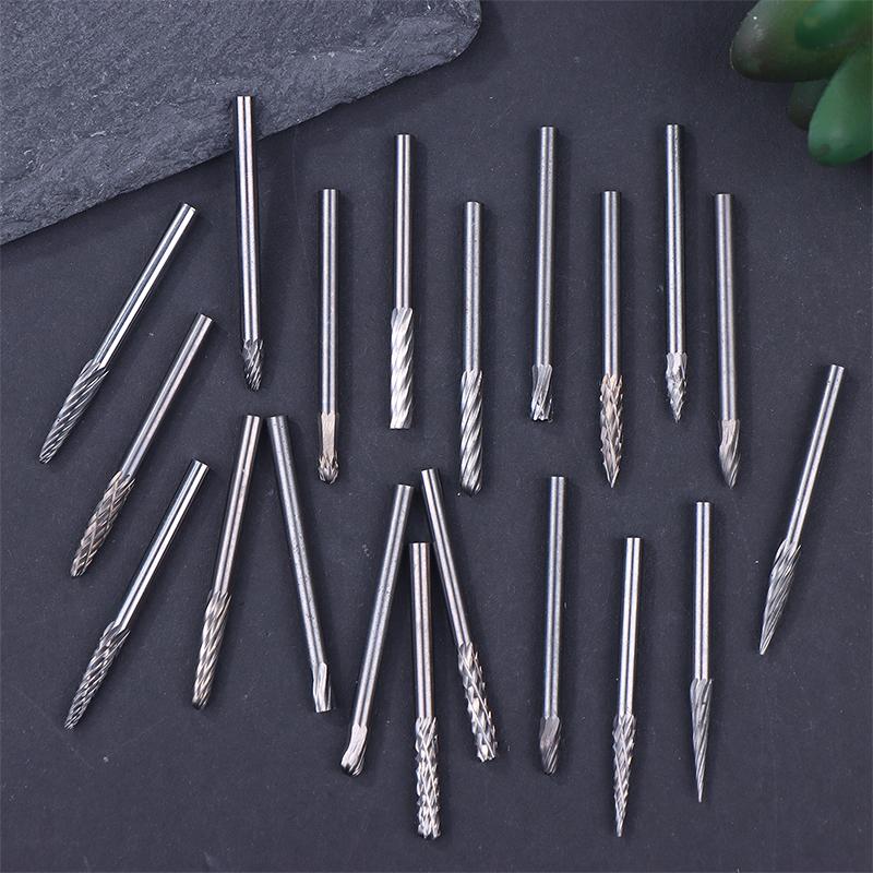 Tungsten Carbide Rotary File Hard Alloy Rotary Bur Drill Bit 3Mm Shank Engraving Cutter Grinding Head For Metal And Plastic