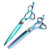 7.0 Inch Green Nepson Knife Head With Hole Sword Type Hair Scissor Hair Scissor Tooth Scissor Thin Scissor