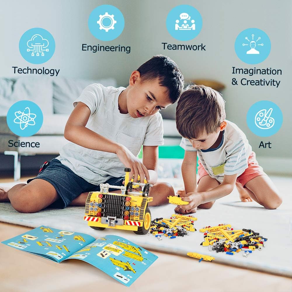 Toy City Building Blocks,2-in-1 Technic,Truck,Aircraft,Construction Toy,Construction Set, 361 Pieces,Creative Gift for Children,STEM Educational Toy