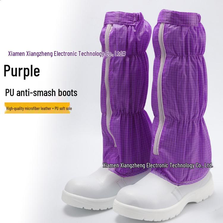Pegasus Anti-Smash Safety Shoes, Navy Blue Mesh, Cleanroom Dust-Free, Steel Toe, Anti-Slip.
