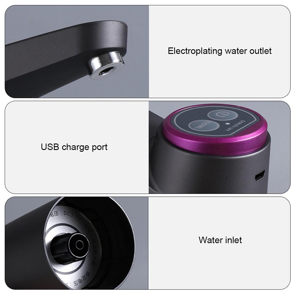 Kleine elektrische Wasserspenderpumpe USB-Aufladung Wasserspender für Wohnzimmer Zuhause