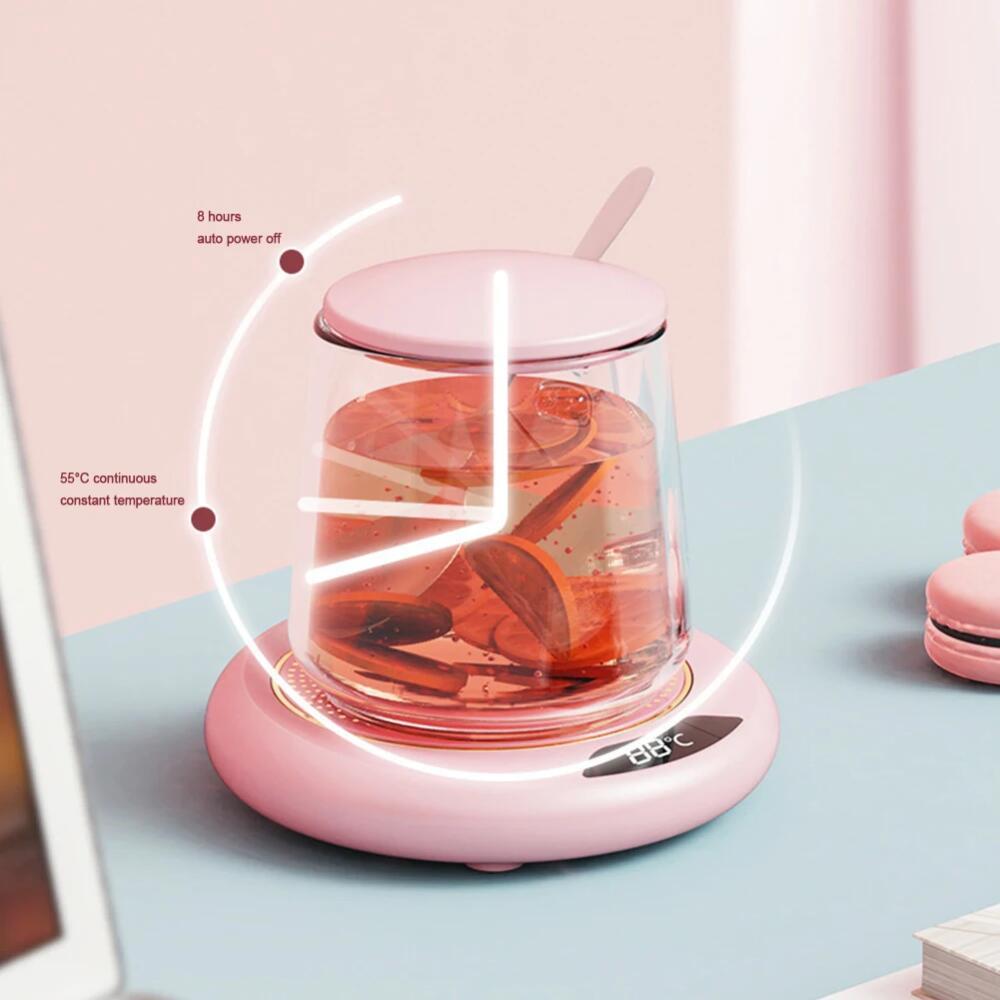 Coffee Mug Warmer Cup Heater 3 Gear Temperatures Setting USB Constant Cup Warmer Heating Coasters Plate Pad for Tea Water Milk