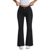 Women's High Waist Denim Jeans Flared Leg Stretchy Casual Pants with Classic Five Pocket Design Suitable for Everyday Wear