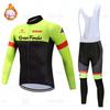 2026 Winter Fleece Bike Jersey Tour De France Version Men's Cycling Jersey Long-sleeved Winter Cycling Jersey