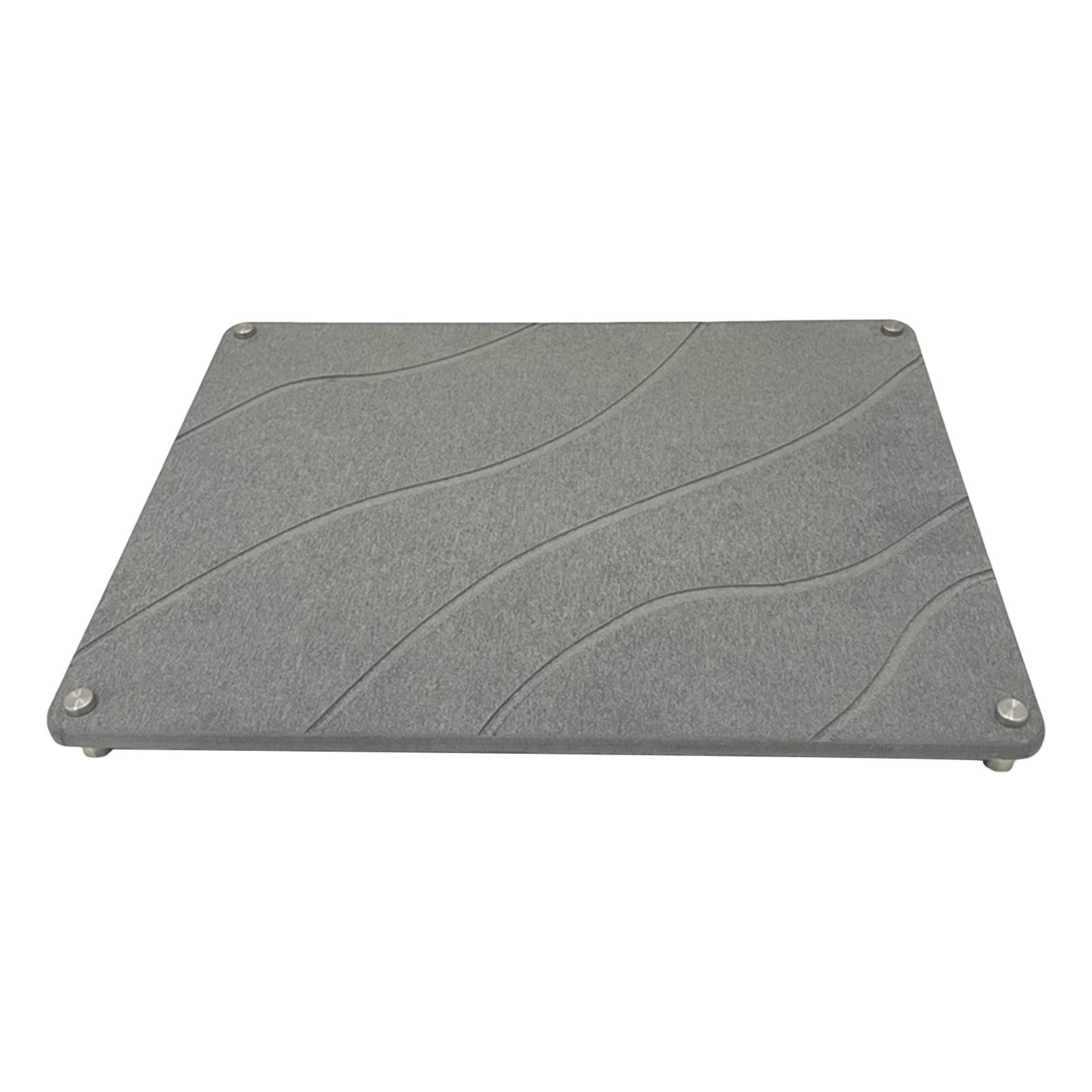 

Коврик для сушки мрамора на кухне, термостойкий, подставка под тарелку, подходит для кофемашины Engraving Dark Grey