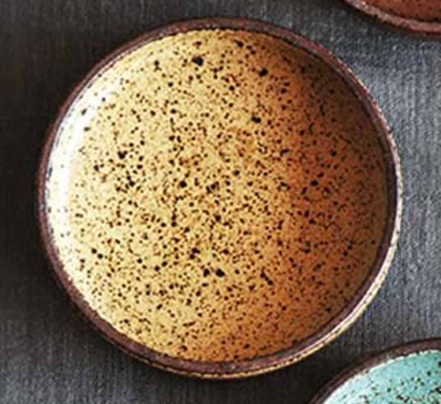 Ceramic Retro Style Ceramic Tableware Restaurant Ceramic Dish Rice Bowl Sauce Dessert Dish | Bowling