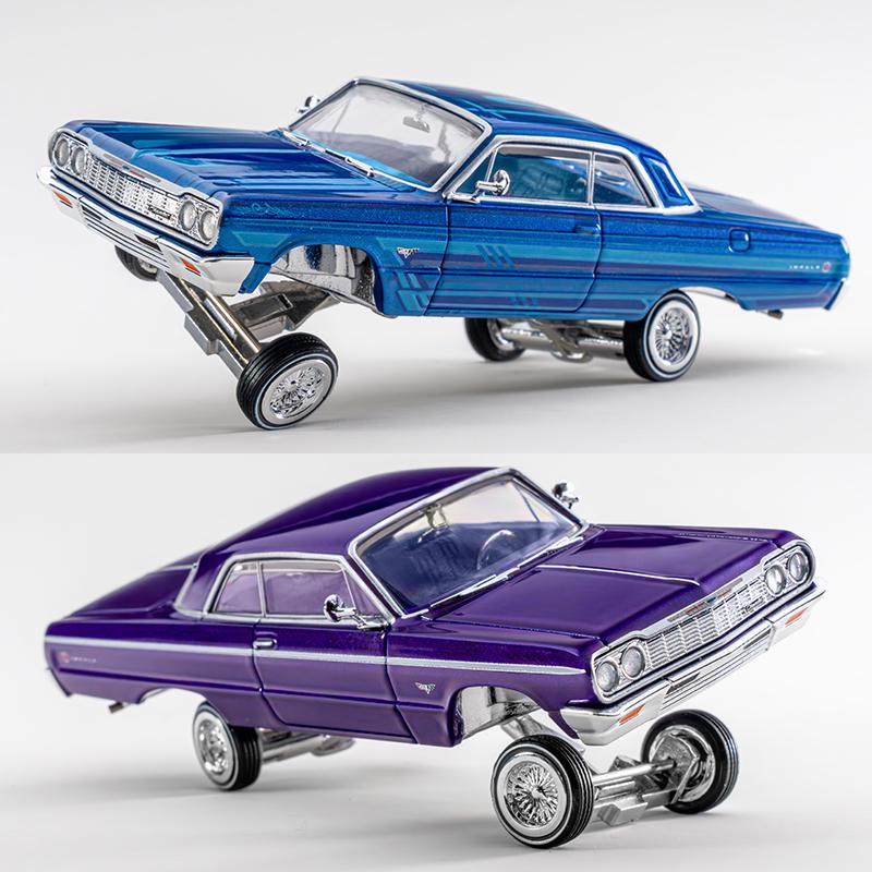 Pre-sale 97M 1:64 Chevrolet Impala Lowrider Alloy Model Car